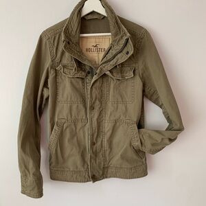 Hollister Men's Green Field Jacket Size Mens Small